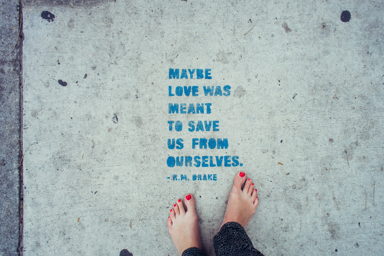 foot quotes photography